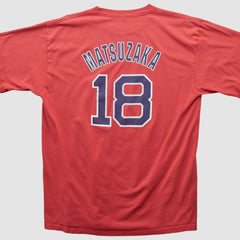 Red Boston Red Sox Majestic 2000s T-shirt