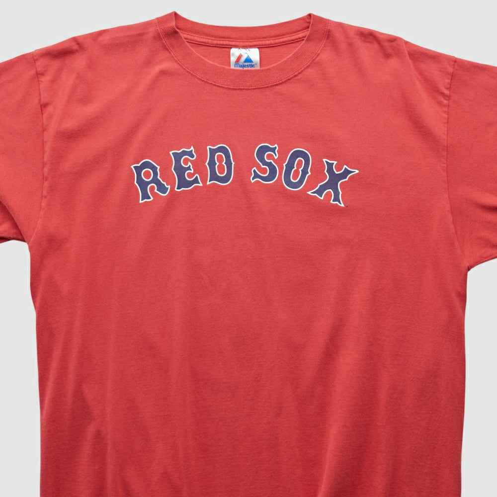 Red Boston Red Sox Majestic 2000s T-shirt