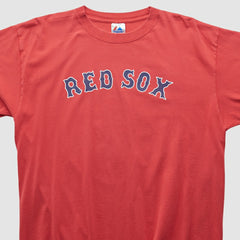 Red Boston Red Sox Majestic 2000s T-shirt