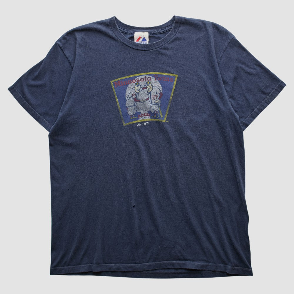 Navy Minnesota Twins Majestic 2010s T-shirt