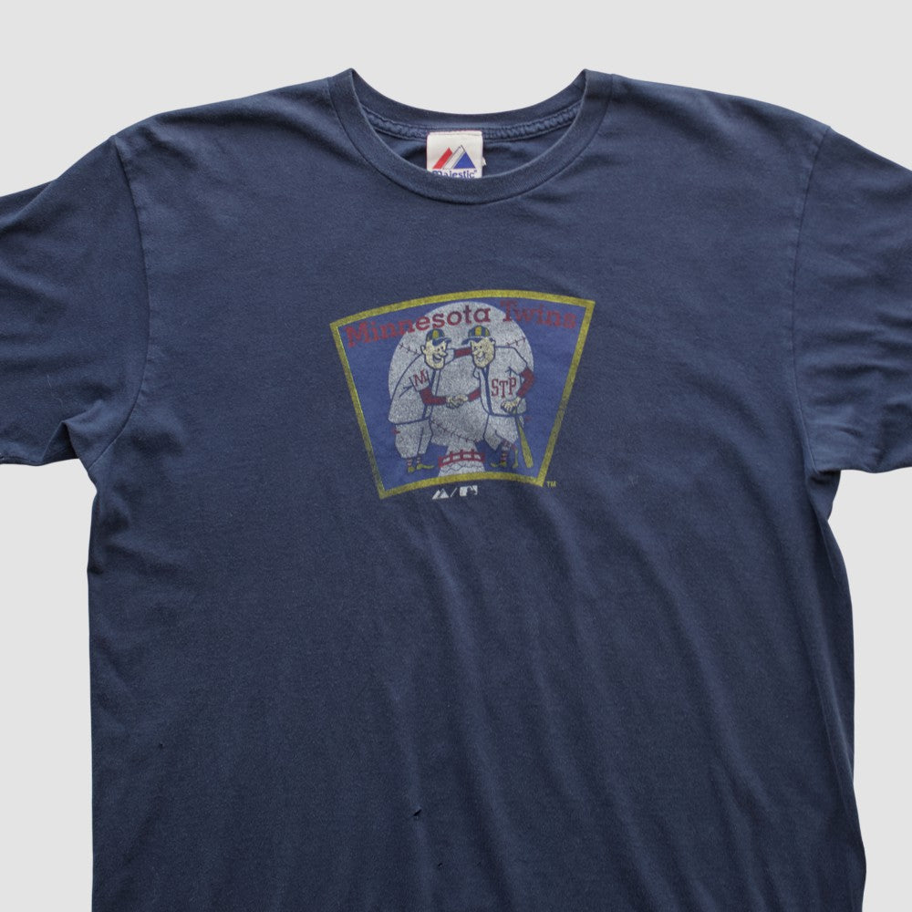 Navy Minnesota Twins Majestic 2010s T-shirt