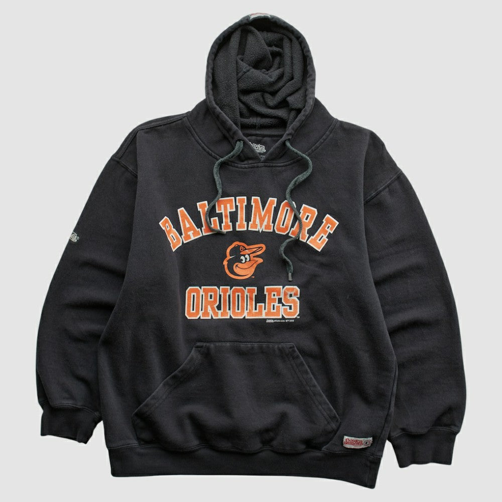 Black Baltimore Orioles Stitches 2015 Hooded Pullover Sweatshirt