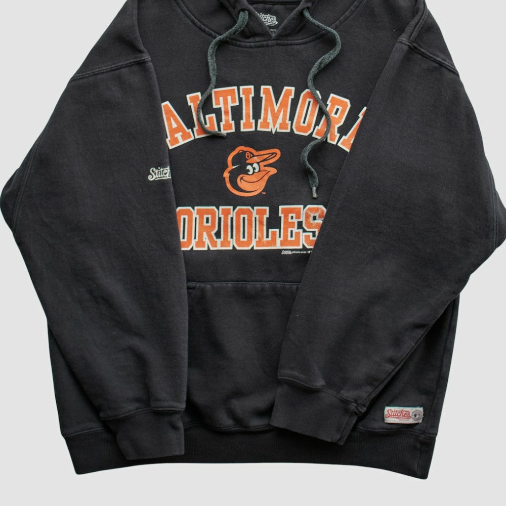 Black Baltimore Orioles Stitches 2015 Hooded Pullover Sweatshirt