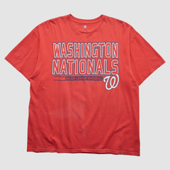Red Washington Nationals Genuine Merchandise 2000s T-shirt