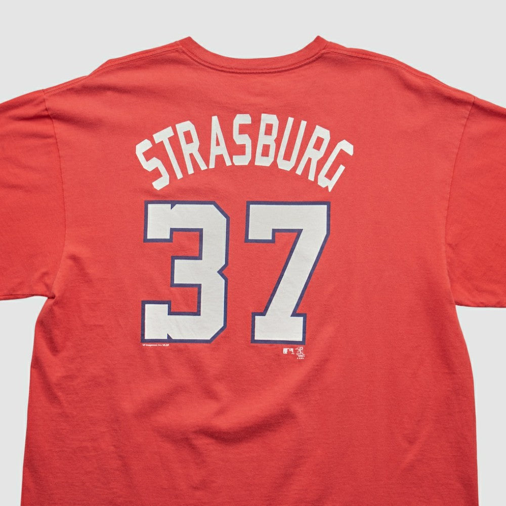 Red Washington Nationals Genuine Merchandise 2000s T-shirt