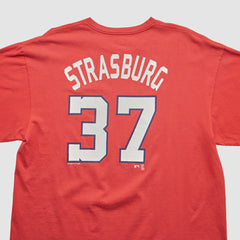 Red Washington Nationals Genuine Merchandise 2000s T-shirt