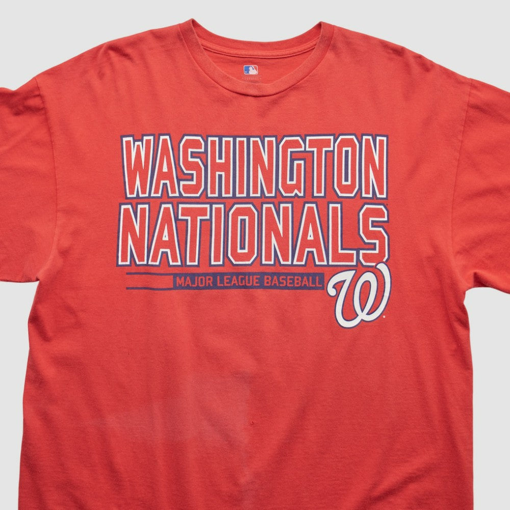 Red Washington Nationals Genuine Merchandise 2000s T-shirt