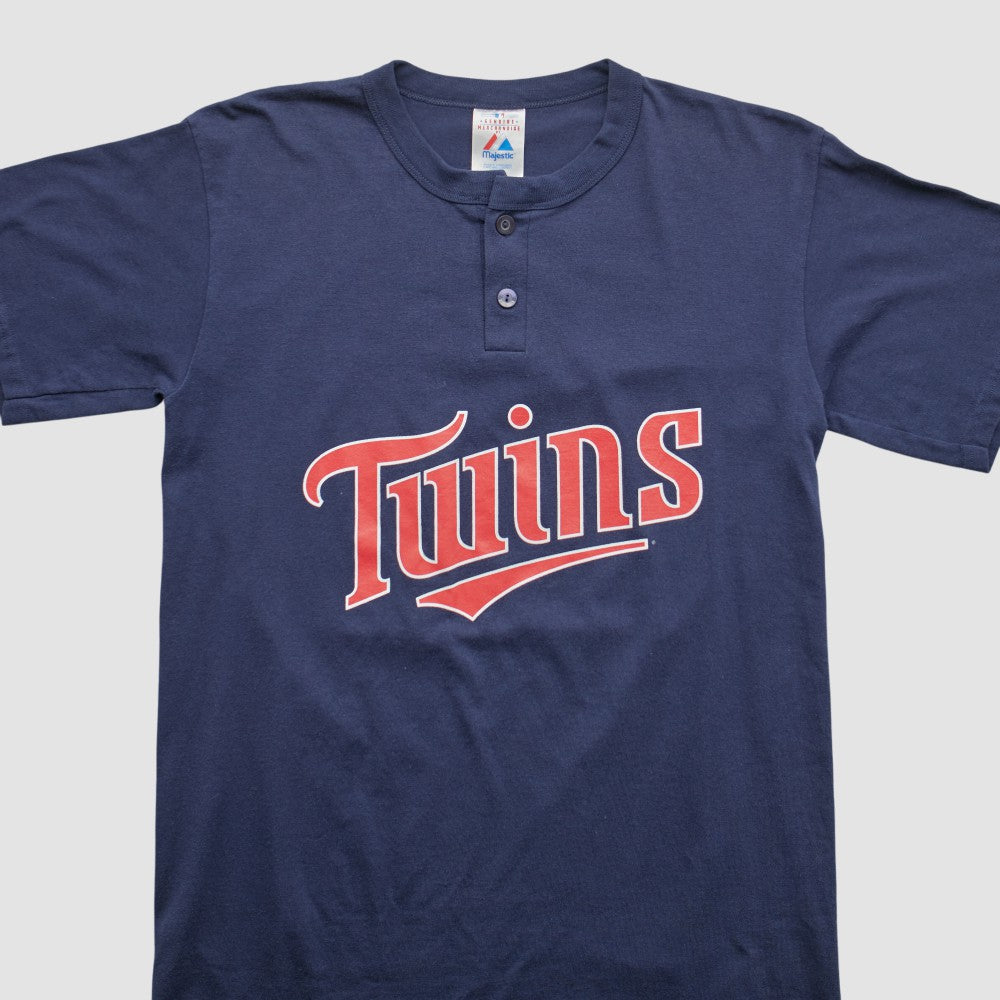 Navy Minnesota Twins Majestic 2000s T-shirt