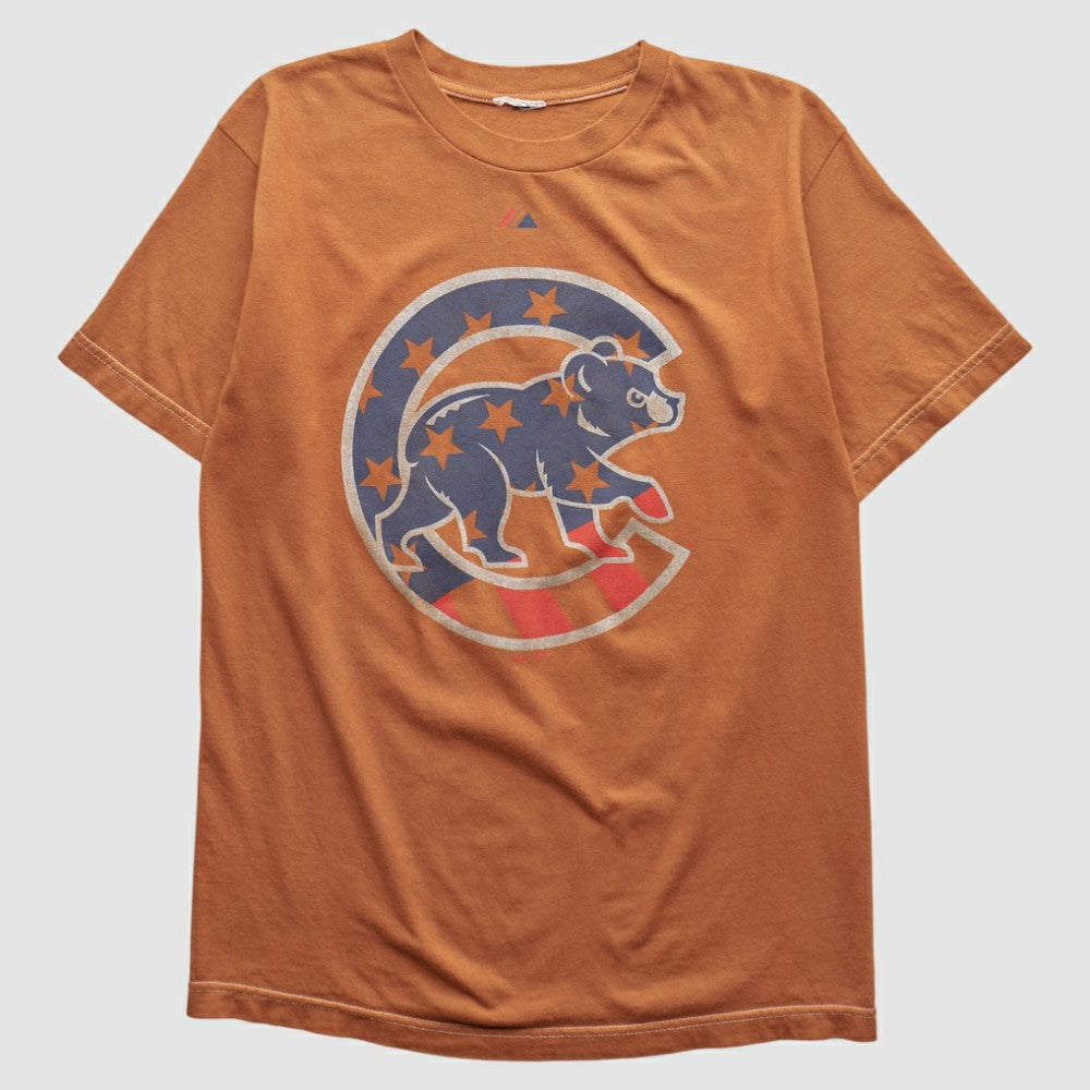 Orange Chicago Cubs Majestic 2000s T-shirt