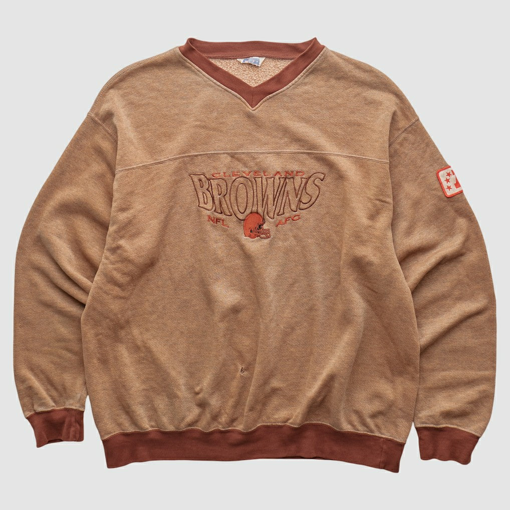 CRABLE SPORTSWEAR 90s Pullover Sweatshirt - Cleveland Browns Pullover