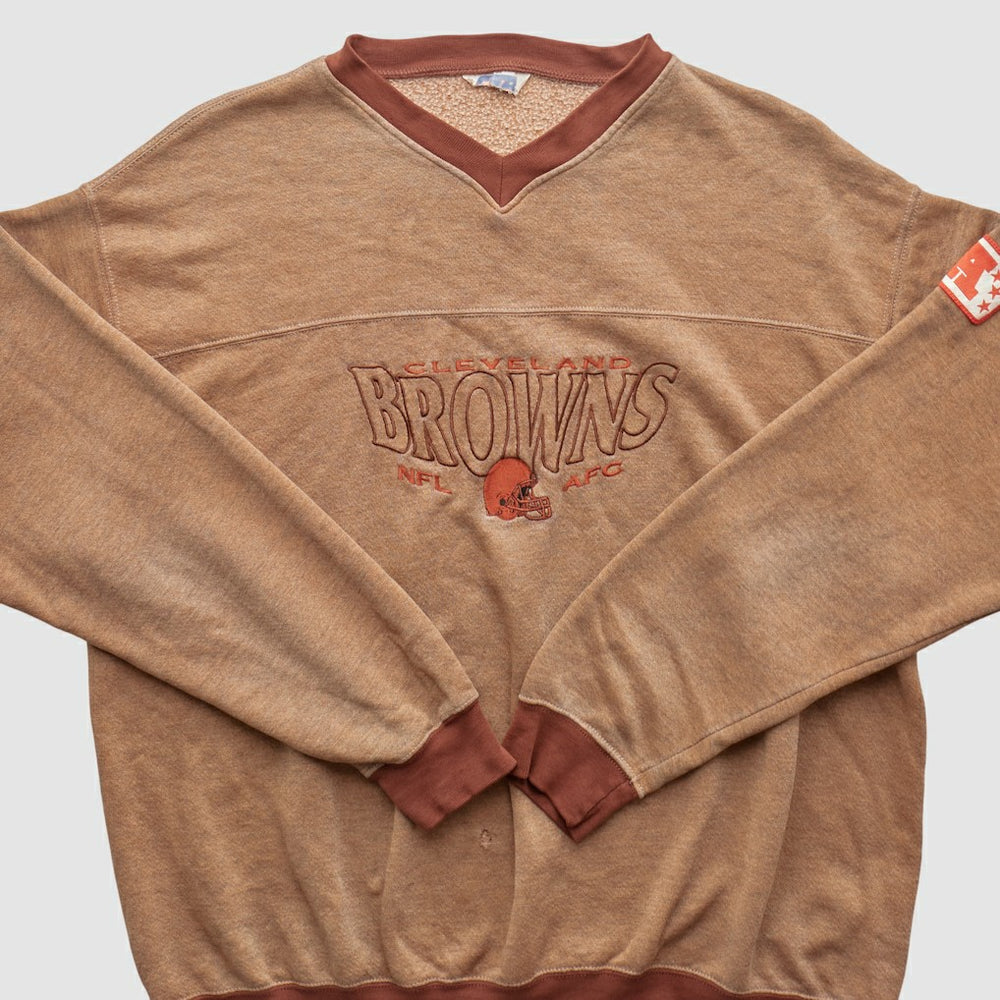 CRABLE SPORTSWEAR 90s Pullover Sweatshirt - Cleveland Browns Pullover
