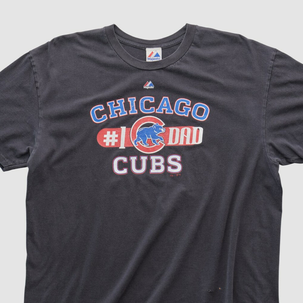 Black Chicago Cubs Majestic 2010s T-shirt