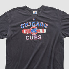 Black Chicago Cubs Majestic 2010s T-shirt