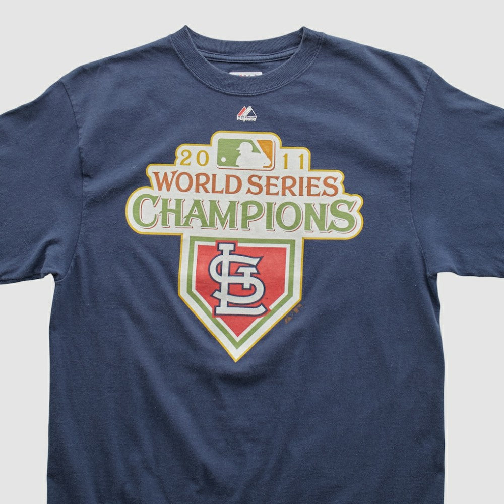 Navy St. Louis Cardinals Majestic 2011 T-shirt