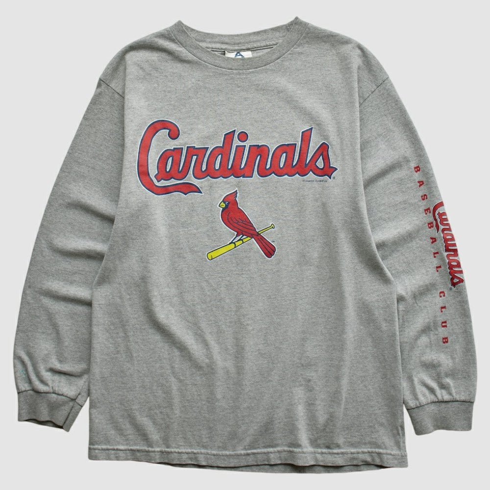 Heather Gray St. Louis Cardinals 2000s Long Sleeve T-shirt