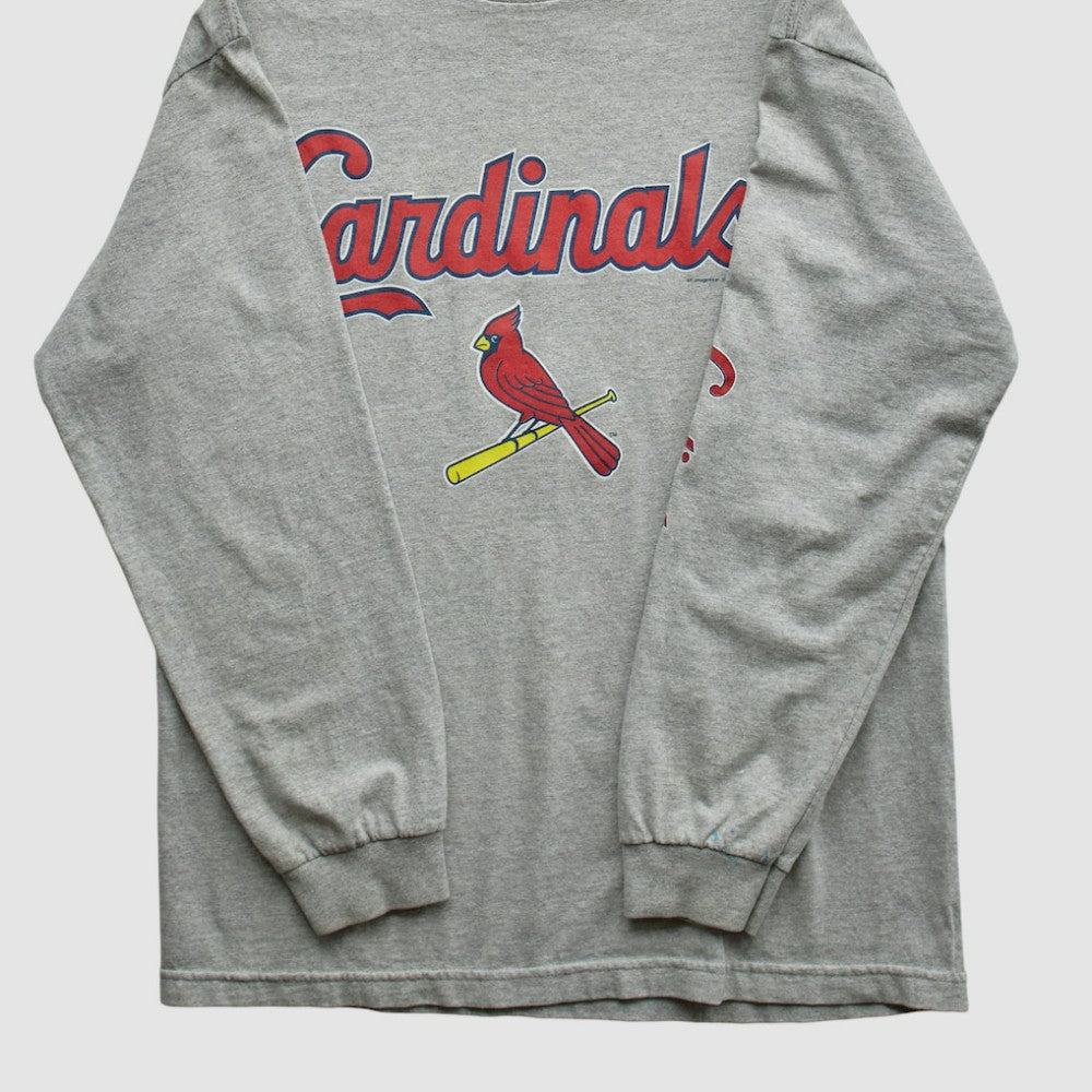 Heather Gray St. Louis Cardinals 2000s Long Sleeve T-shirt