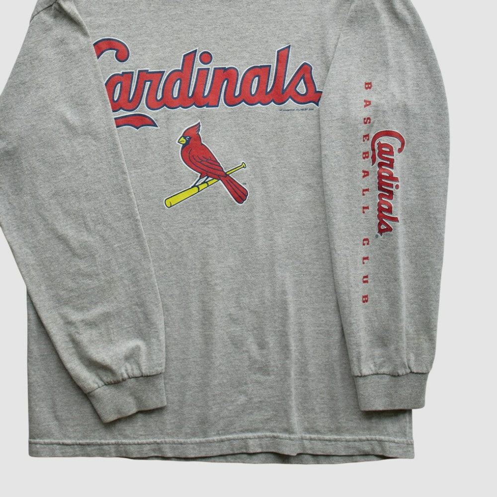 Heather Gray St. Louis Cardinals 2000s Long Sleeve T-shirt