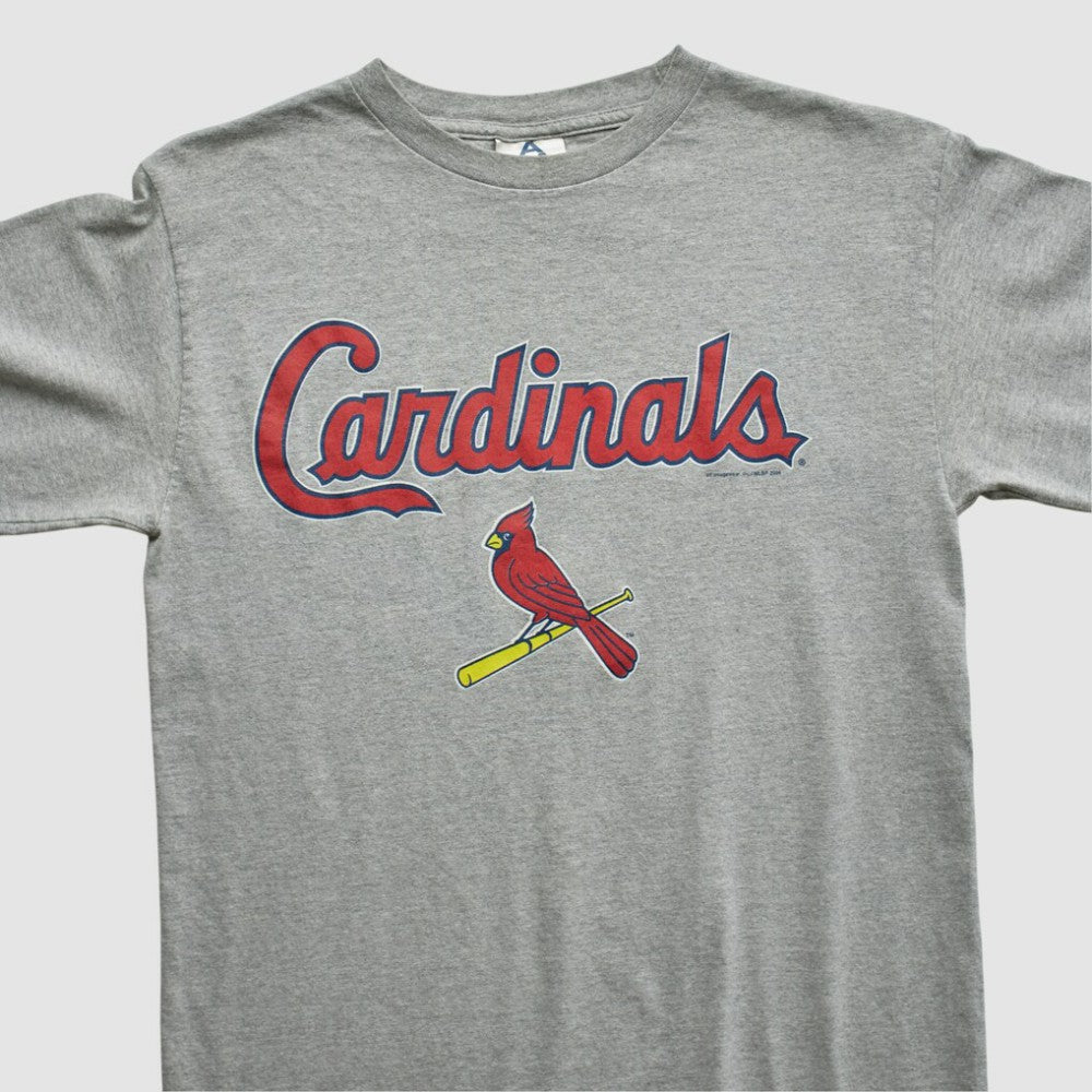 Heather Gray St. Louis Cardinals 2000s Long Sleeve T-shirt