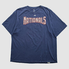 Navy Washington Nationals Majestic 2010s T-shirt