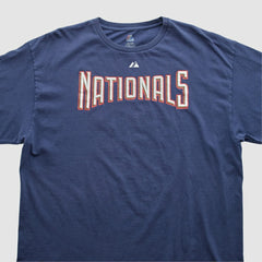 Navy Washington Nationals Majestic 2010s T-shirt