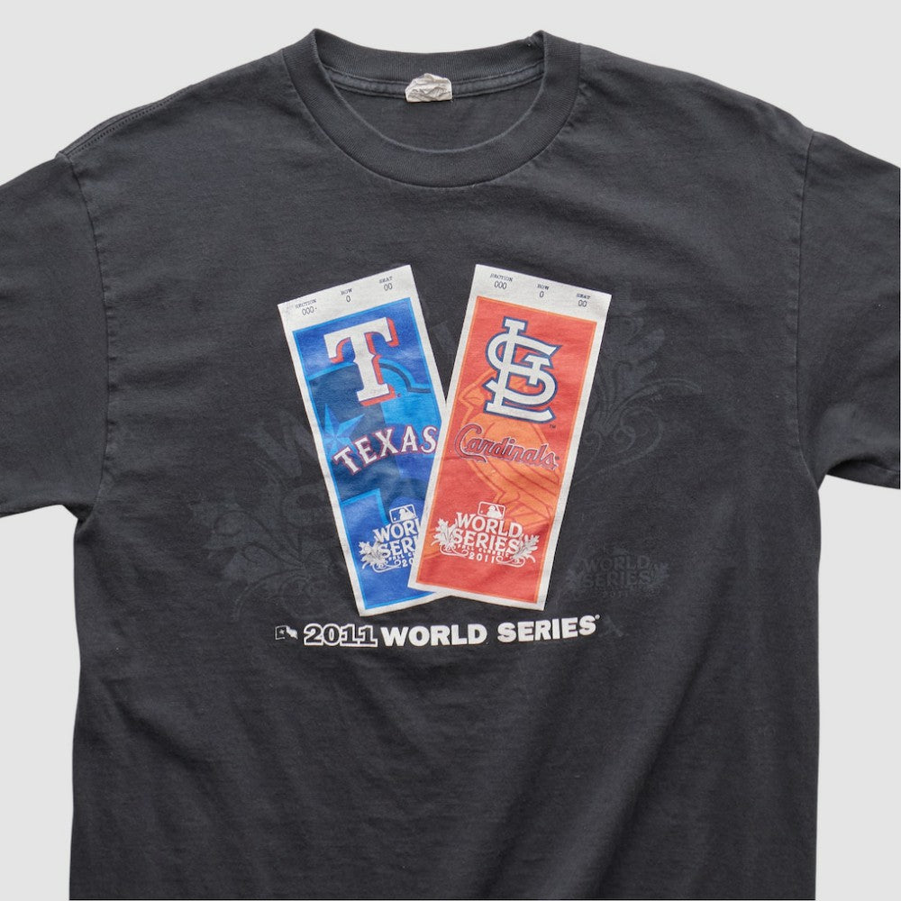 Black MLB World Series Alstyle 2011 T-shirt