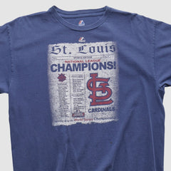 Navy St. Louis Cardinals Majestic 2011 T-shirt