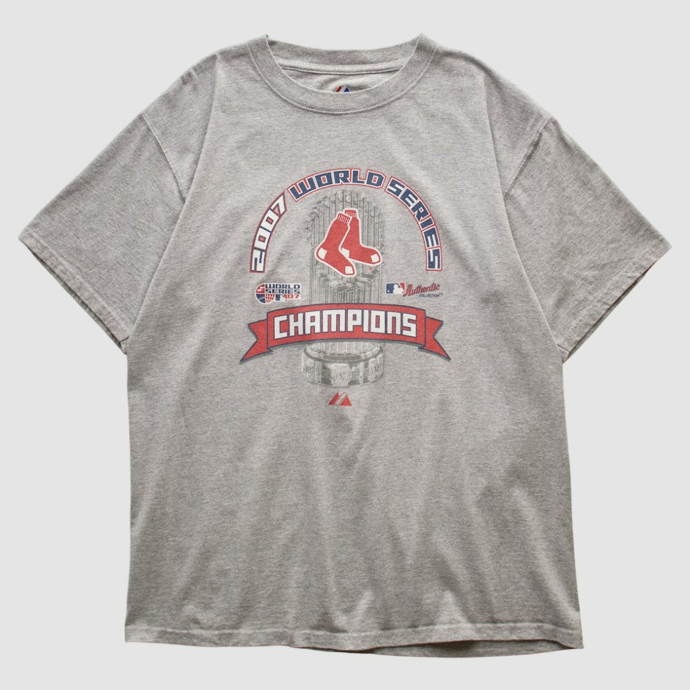 Heather Gray Boston Red Sox Majestic 2007 T-shirt