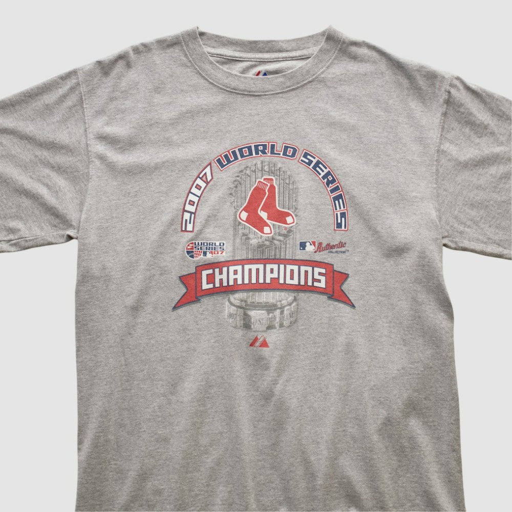 Heather Gray Boston Red Sox Majestic 2007 T-shirt