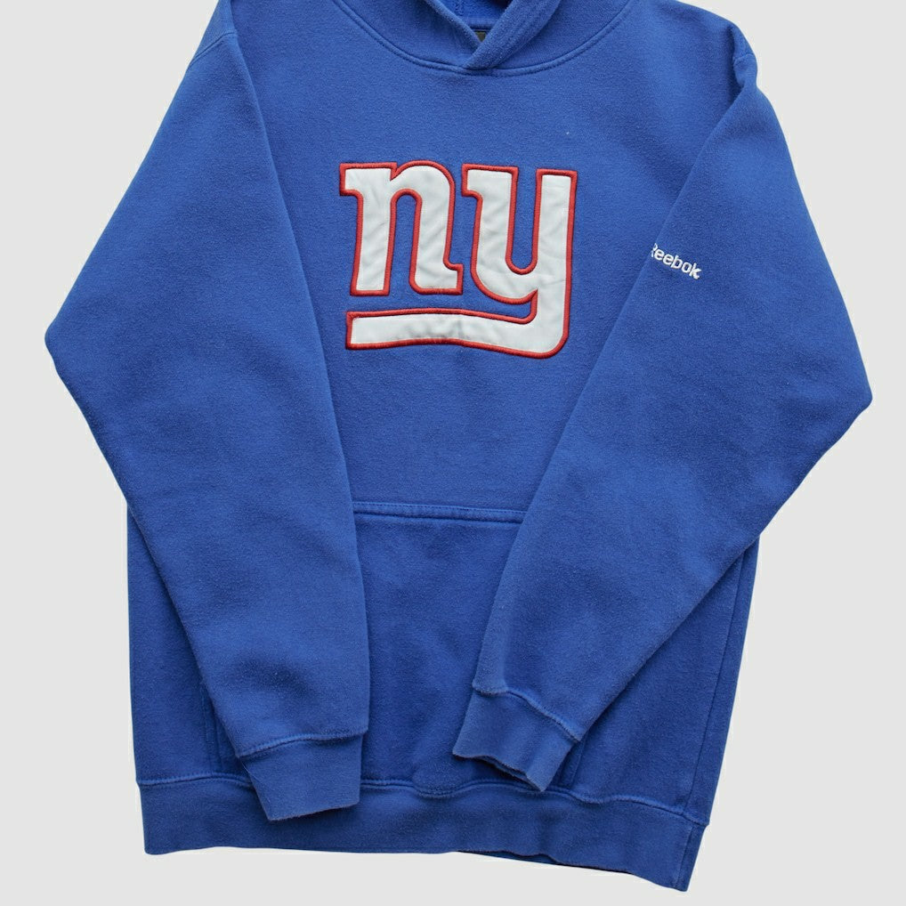 Reebok 2000s Hooded Pullover Sweatshirt - New York Giants Pullover