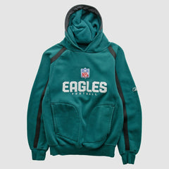 Reebok 2000s Hooded Pullover Sweatshirt - Philadelphia Eagles Pullover