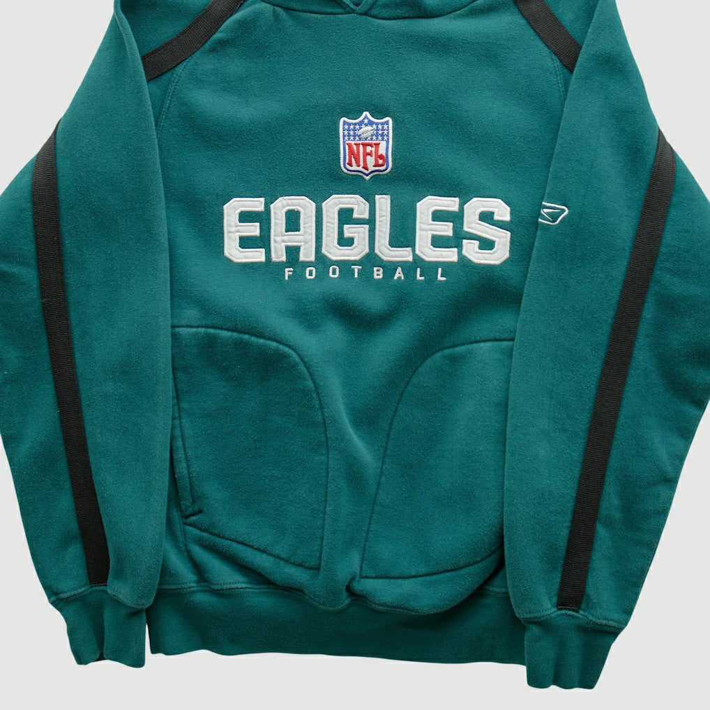 Reebok 2000s Hooded Pullover Sweatshirt - Philadelphia Eagles Pullover