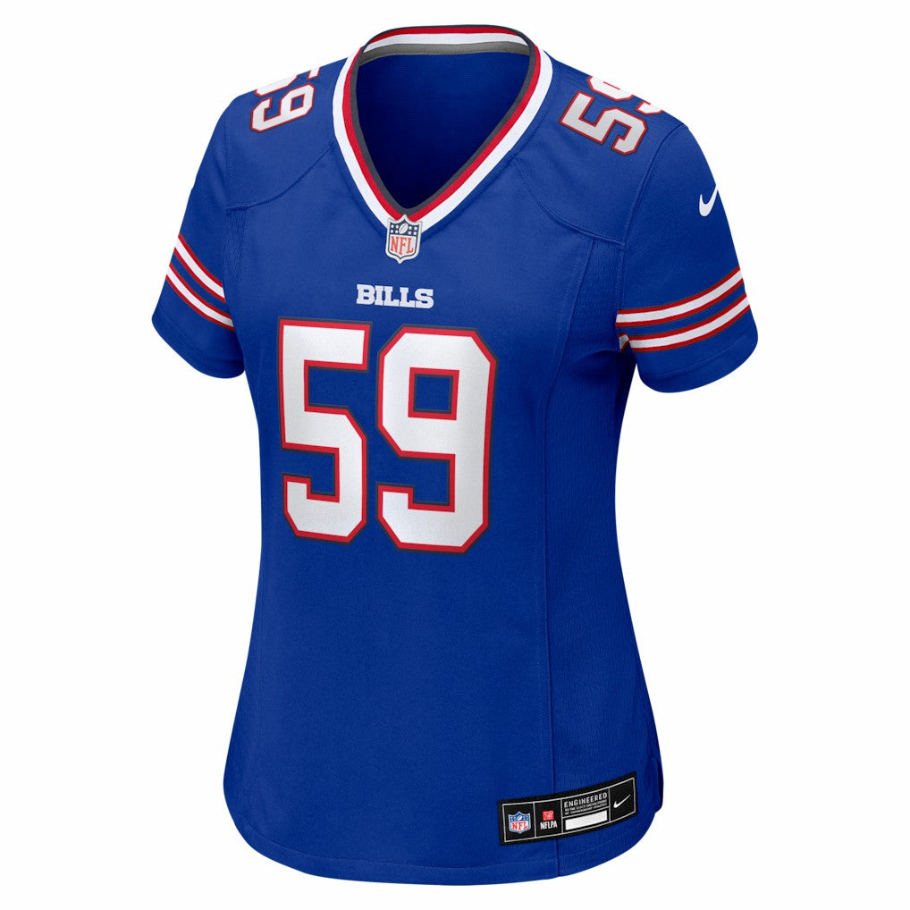 Shaq Lawson  Women's Team Game Jersey - Buffalo Bills Jerseys