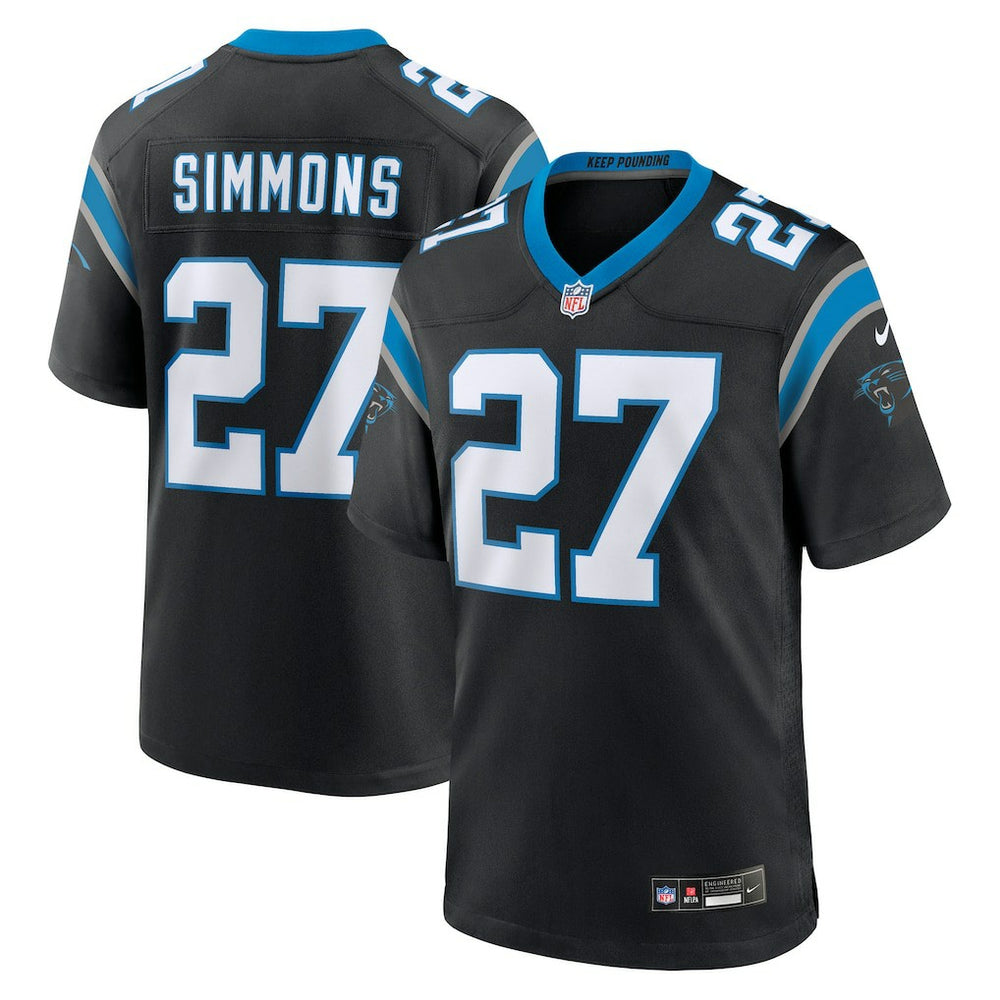 Isaiah Simmons  Team Game Jersey - Carolina Panthers Jerseys