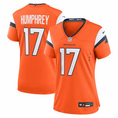 Lil'Jordan Humphrey  Women's Team Game Jersey - Denver Broncos Jerseys
