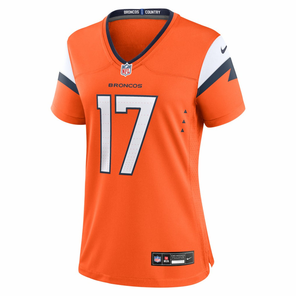 Lil'Jordan Humphrey  Women's Team Game Jersey - Denver Broncos Jerseys