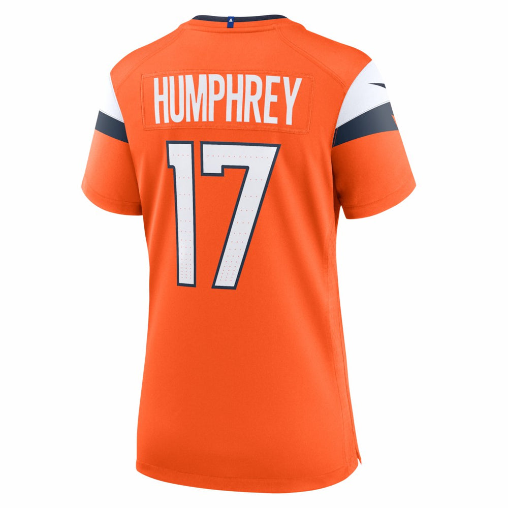 Lil'Jordan Humphrey  Women's Team Game Jersey - Denver Broncos Jerseys