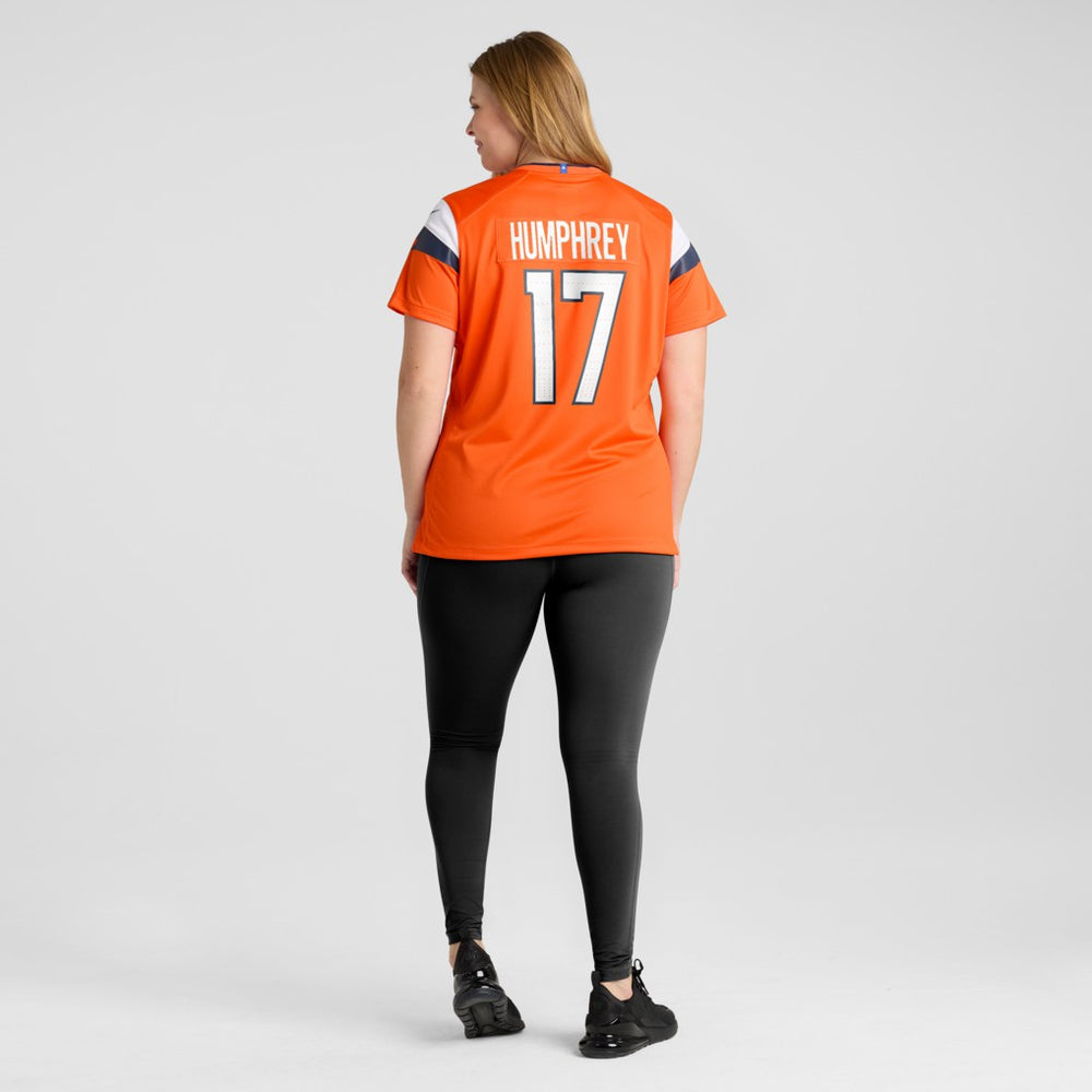 Lil'Jordan Humphrey  Women's Team Game Jersey - Denver Broncos Jerseys