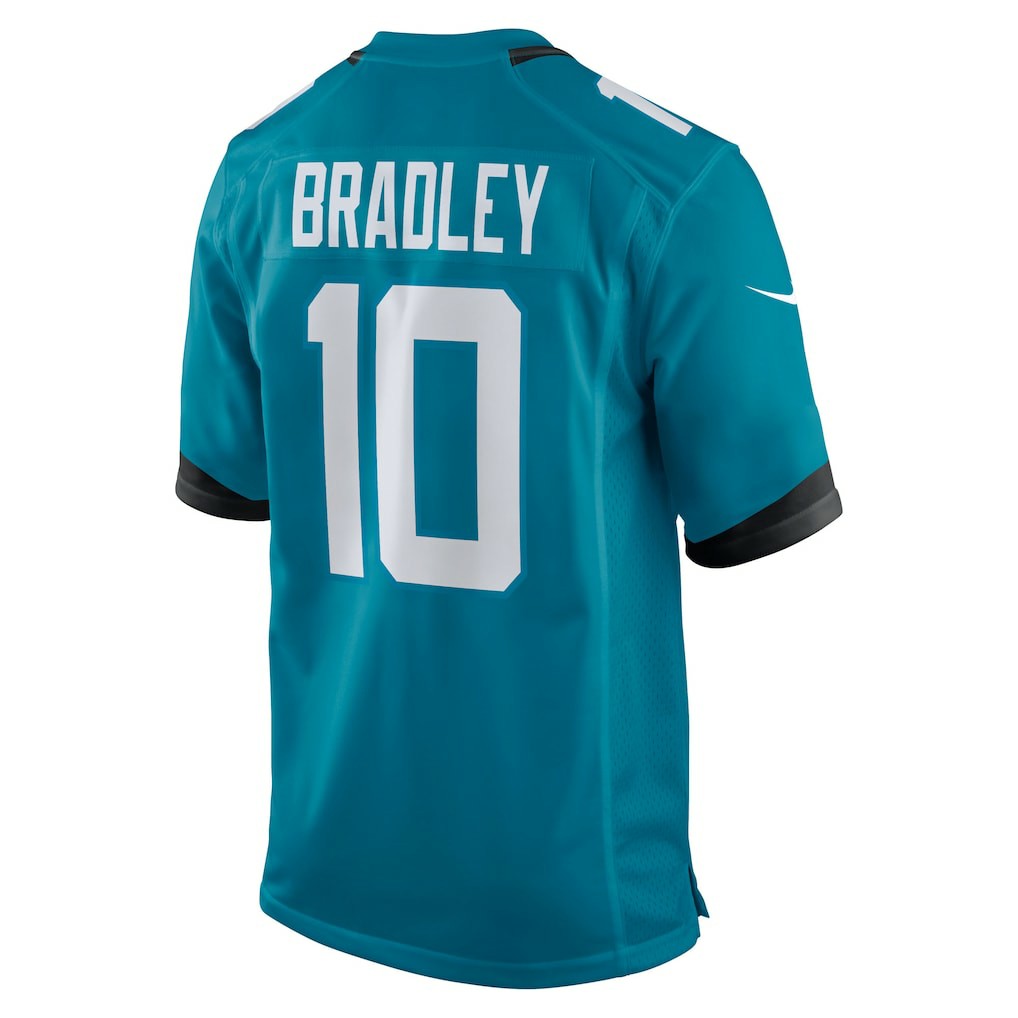 Carter Bradley  Team Game Jersey - Jacksonville Jaguars Jerseys
