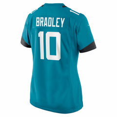 Carter Bradley  Women's Team Game Jersey - Jacksonville Jaguars Jerseys
