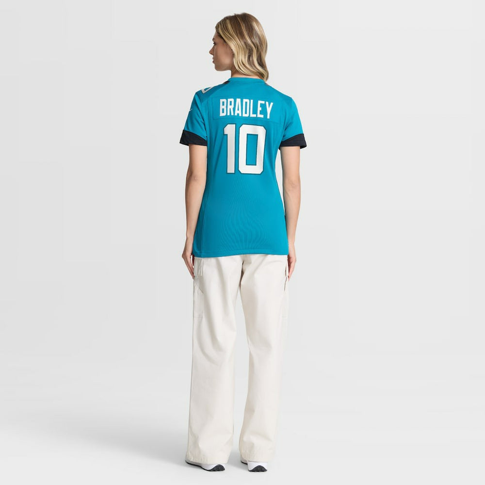 Carter Bradley  Women's Team Game Jersey - Jacksonville Jaguars Jerseys