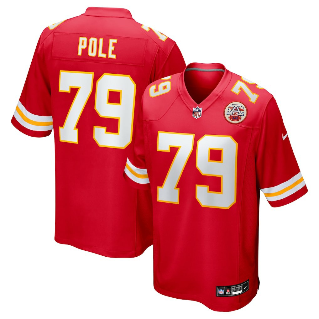 Esa Pole  Team Game Jersey - Kansas City Chiefs Jerseys