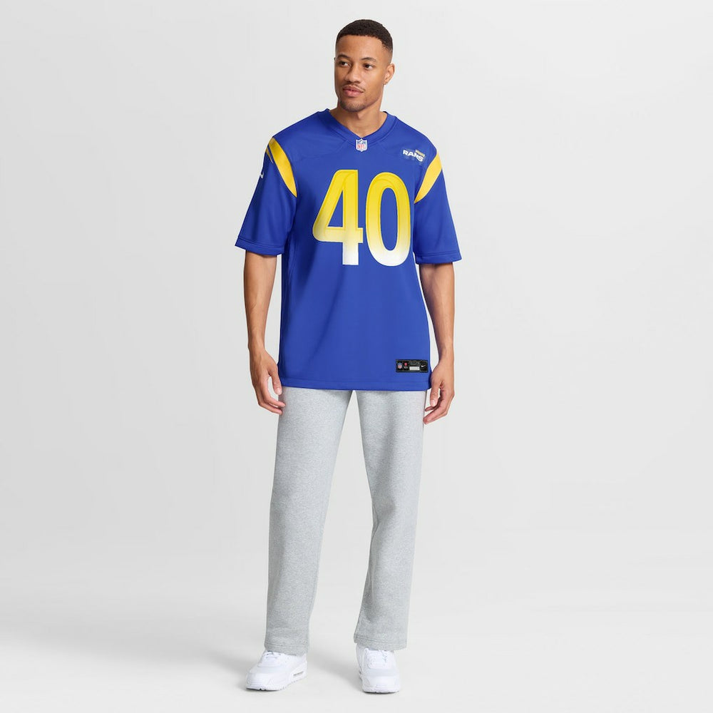 Jesse Luketa  Team Game Jersey - Los Angeles Rams Jerseys