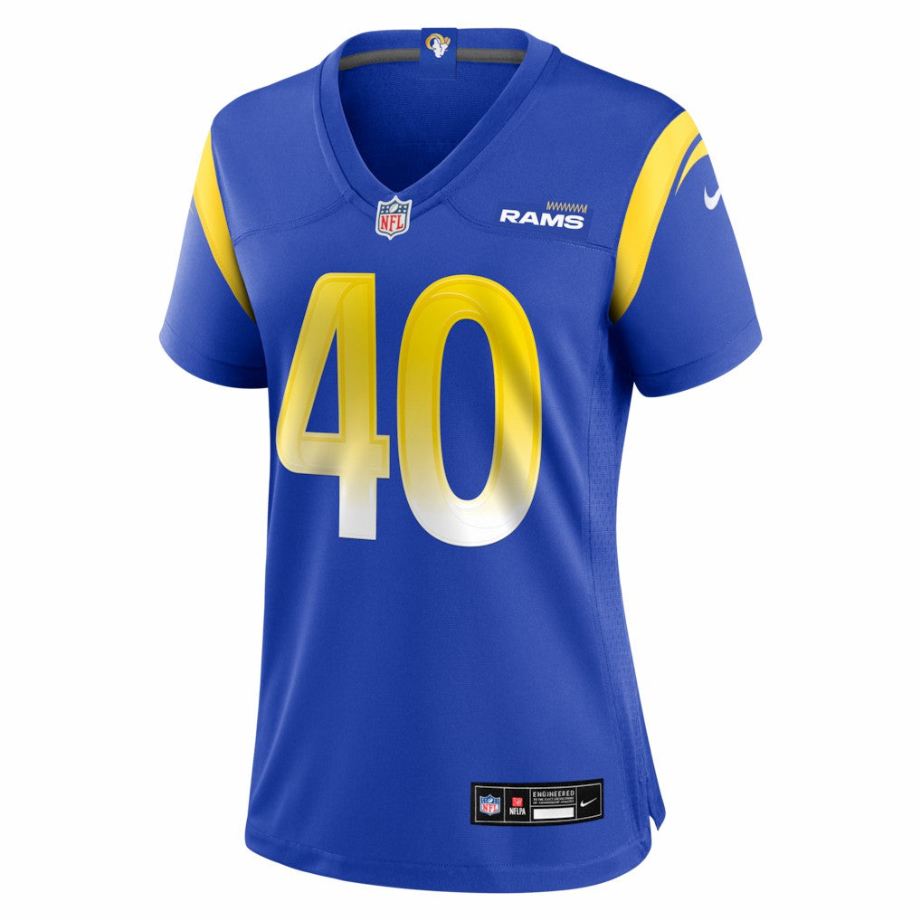 Jesse Luketa  Women's Team Game Jersey - Los Angeles Rams Jerseys