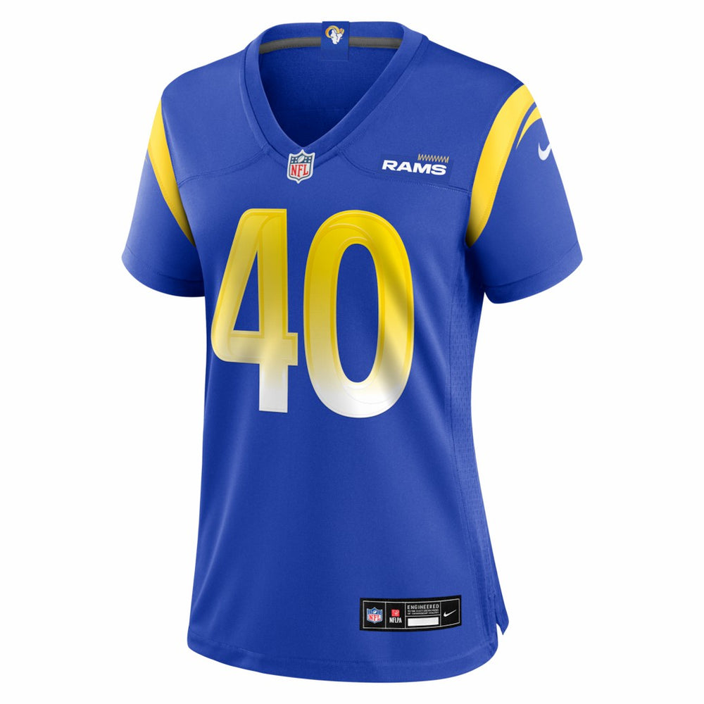 Jesse Luketa  Women's Team Game Jersey - Los Angeles Rams Jerseys