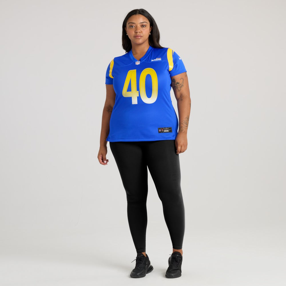 Jesse Luketa  Women's Team Game Jersey - Los Angeles Rams Jerseys