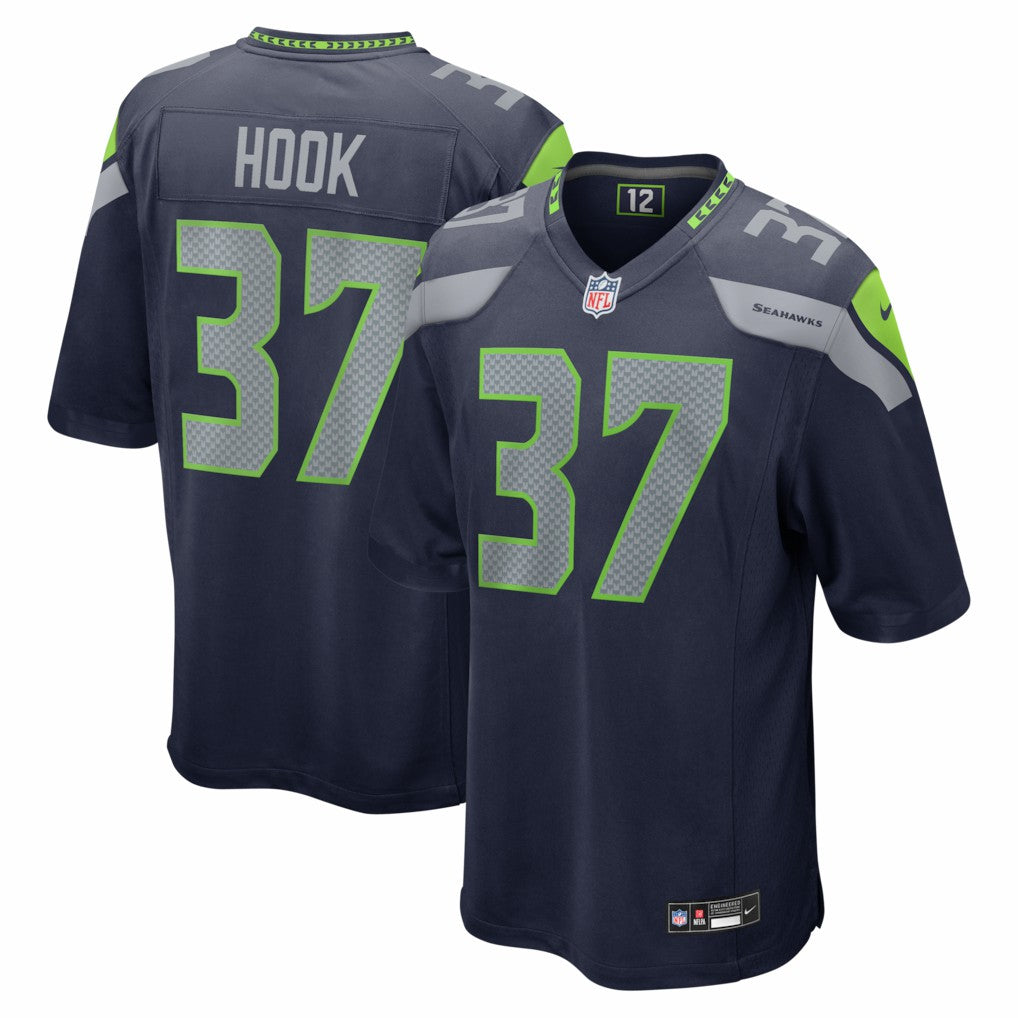 Maxen Hook  Team Game Jersey - Seattle Seahawks Jerseys