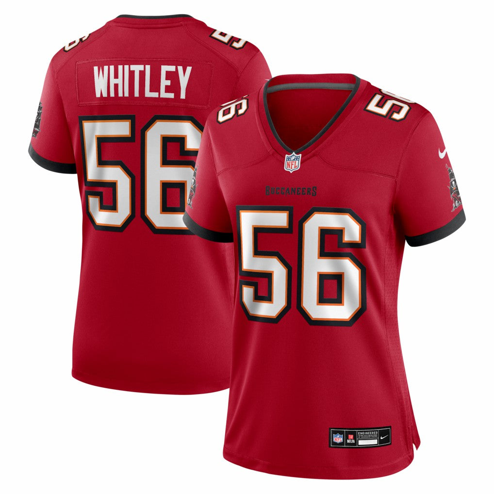 Benton Whitley  Women's Team Game Jersey - Tampa Bay Buccaneers Jerseys