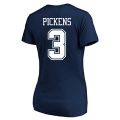 George Pickens  Women's Plus Size Name & Number V-Neck T-Shirt - Dallas Cowboys T-shirts