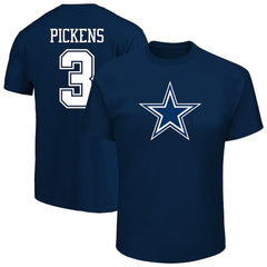 George Pickens  Big & Tall Player Name & Number T-Shirt - Dallas Cowboys T-shirts