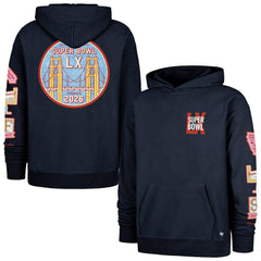 Stoney Clover Lane x '47 Women's Super Bowl LX Patches Foundation Hoodie - New England Patriots Hoodies